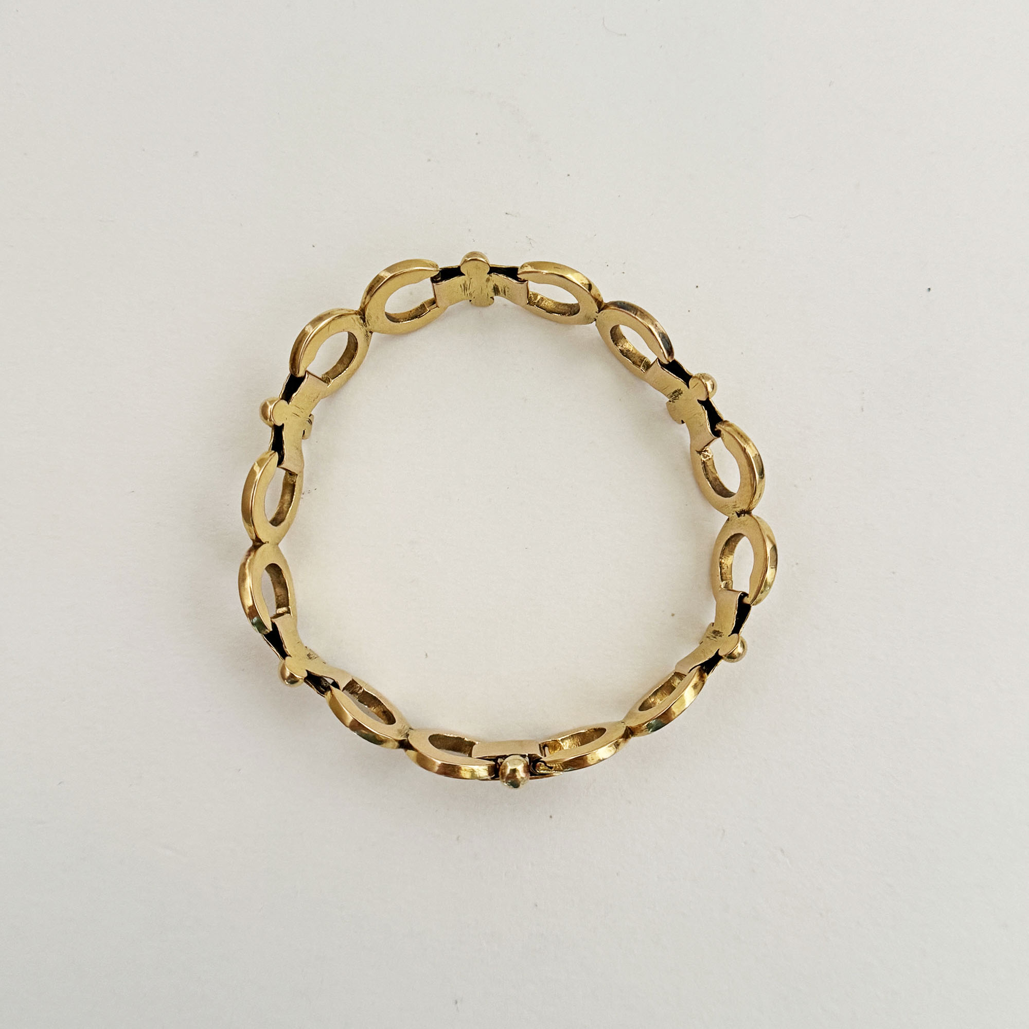 Vintage Heavy 14K Gold Bracelet from the Philippines